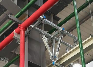 田林该抗震支架的整体式支吊架结构协调性好